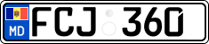 License plate of Moldova, Cars (2015)