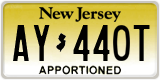 New Jersey, Specialty plates (XX-XXXX)
