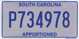 South Carolina, Apportioned (A123456)