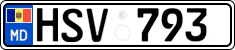 License plate of Moldova, Cars (2015)