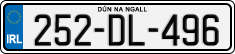 License plate of Ireland, Regular plates
