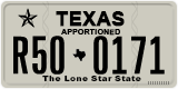Texas, Apportioned vehicles (2012) (A12-3456)