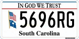 South Carolina, In God We Trust (1234AB/123 4AB)