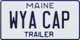 Maine, Vanity Plates