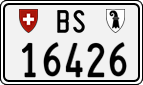 License plate of Switzerland, Cars