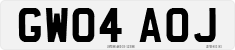 License plate of the United Kingdom, 2001 year system
