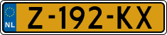License plate of the Netherlands, Cars