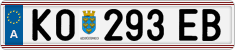 License plate of Austria, Regular plates