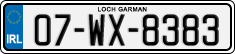 License plate of Ireland, Regular plates