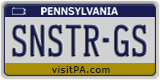 Pennsylvania, Vanity Plates