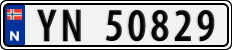 License plate of Norway, Cars