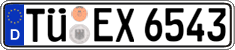 German license plate, Regular plates
