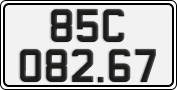 License plate of Vietnam, Cars