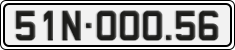 License plate of Vietnam, Cars