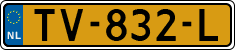 License plate of the Netherlands, Cars