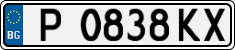 License plate of Bulgaria, Cars