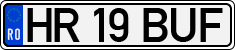 License plate of Romania, Regular plates