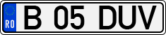 License plate of Romania, Regular plates