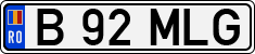 License plate of Romania, Regular plates