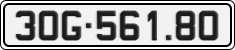 License plate of Vietnam, Cars