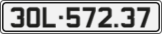 License plate of Vietnam, Cars