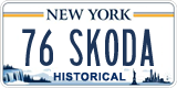 New York, Vanity Plates