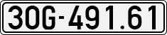 License plate of Vietnam, Cars