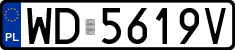 License plates of Poland, Regular car plates