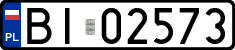License plates of Poland, Regular car plates