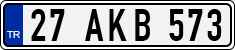 License plate of Turkey, Regular plates