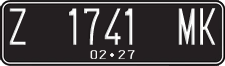 License plate of Indonesia, Regular plates