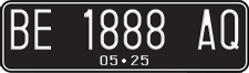 License plate of Indonesia, Regular plates