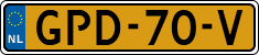 License plate of the Netherlands, Cars