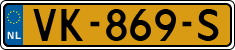 License plate of the Netherlands, Light Commercial Vehicles (1994 system)