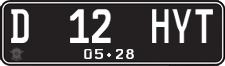 License plate of Indonesia, Regular plates