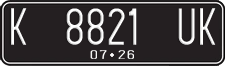 License plate of Indonesia, Regular plates