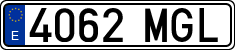 License plates of Spain, Ordinary (2000)