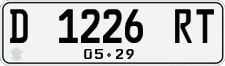License plate of Indonesia, Regular plates