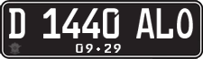 License plate of Indonesia, Regular plates
