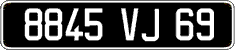 French license plate, FNI