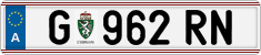 License plate of Austria, Regular plates