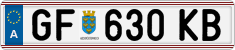 License plate of Austria, Regular plates