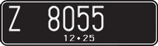 License plate of Indonesia, Regular plates