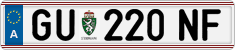 License plate of Austria, Regular plates