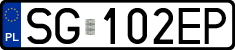 License plates of Poland, Regular car plates