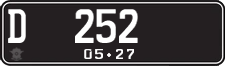 License plate of Indonesia, Regular plates