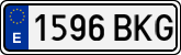 License plates of Spain, Ordinary (2000)
