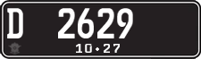 License plate of Indonesia, Regular plates