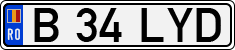 License plate of Romania, Regular plates