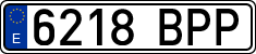 License plates of Spain, Ordinary (2000)